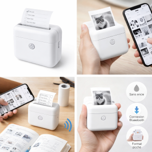 Mini Imprimante Thermique Portable – L’Outil Nomade des Entrepreneurs
